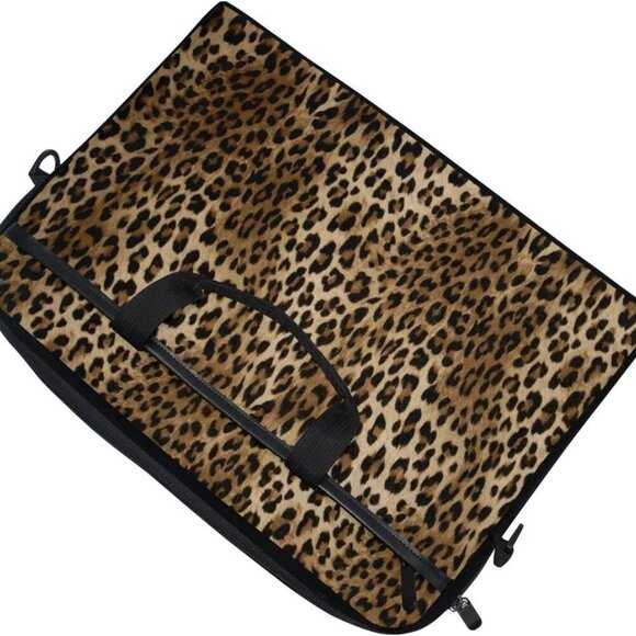 Vintage Animal Leopard Print 13 13.3 14 Inch Laptop Shoulder Messenger Bag Case - Picture 5 of 6
